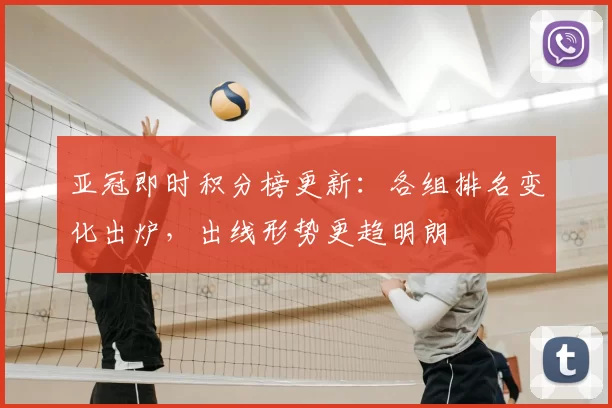 亚冠即时积分榜更新：各组排名变化出炉，出线形势更趋明朗