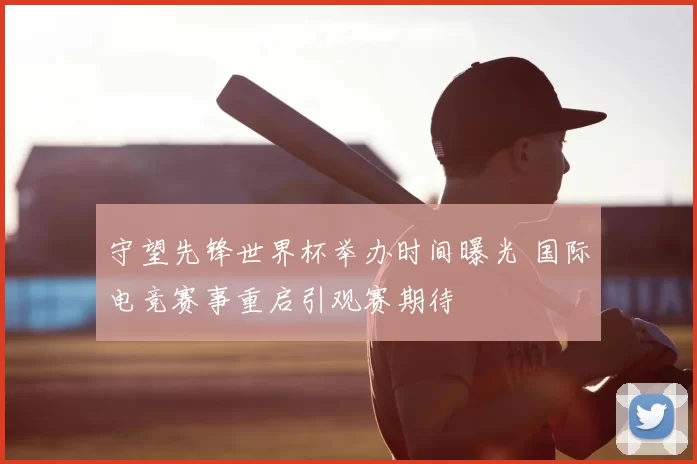 守望先锋世界杯举办时间曝光 国际电竞赛事重启引观赛期待